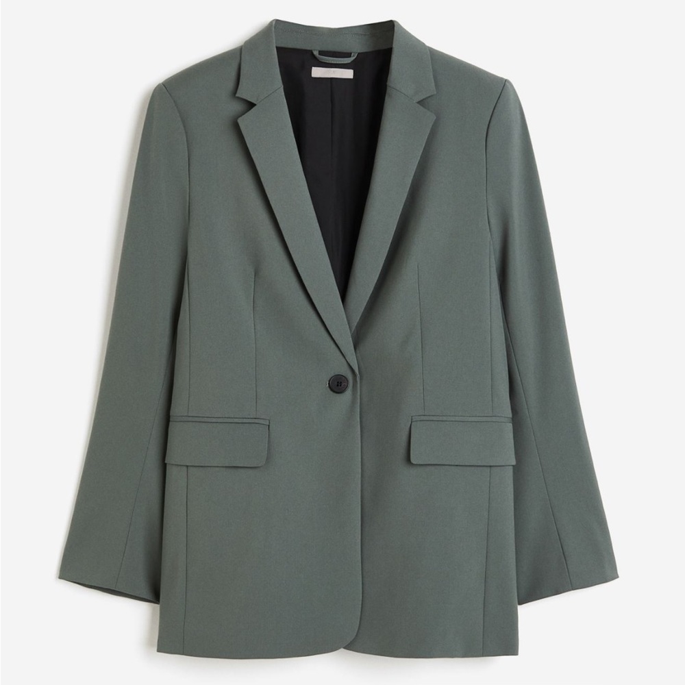 COPY - Single Breasted Green Blazer (XL)